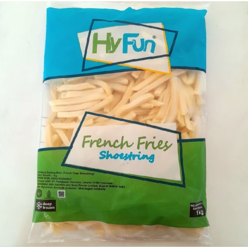 

Hyfun Kentang Shoestring 1kg/1000gr