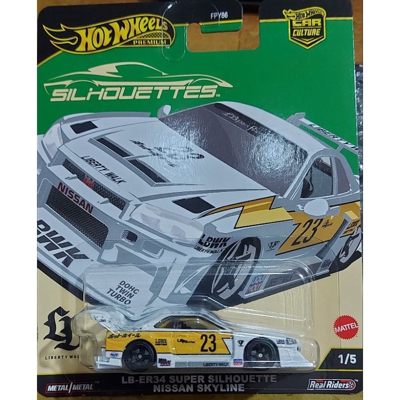 Hot Wheels Premium Nissan Skyline LB-ER34 Silhouette
