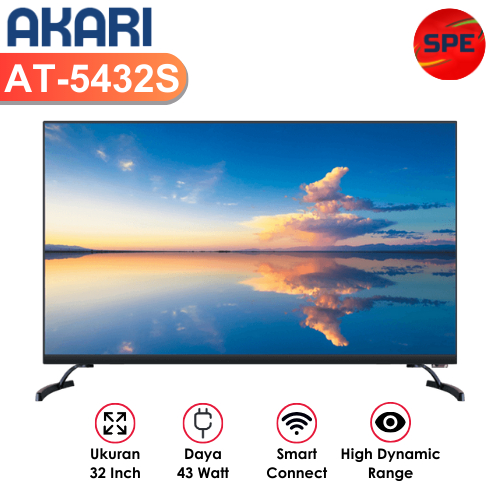 LED TV AKARI 32 INCH AT-5432S / AT5432S GARANSI RESMI (MEDAN)