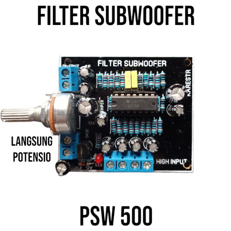 FILTER SUBWOOFER PSW500