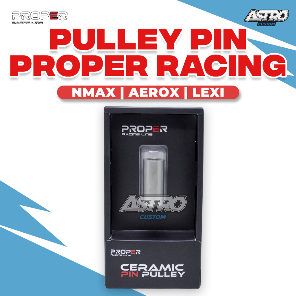 Pulley Pin Proper NMAX AEROX 155 OLD NEW LEXI 125 Bosh Rumah Roller Ceramic Bushing CVT Racing ASTRO