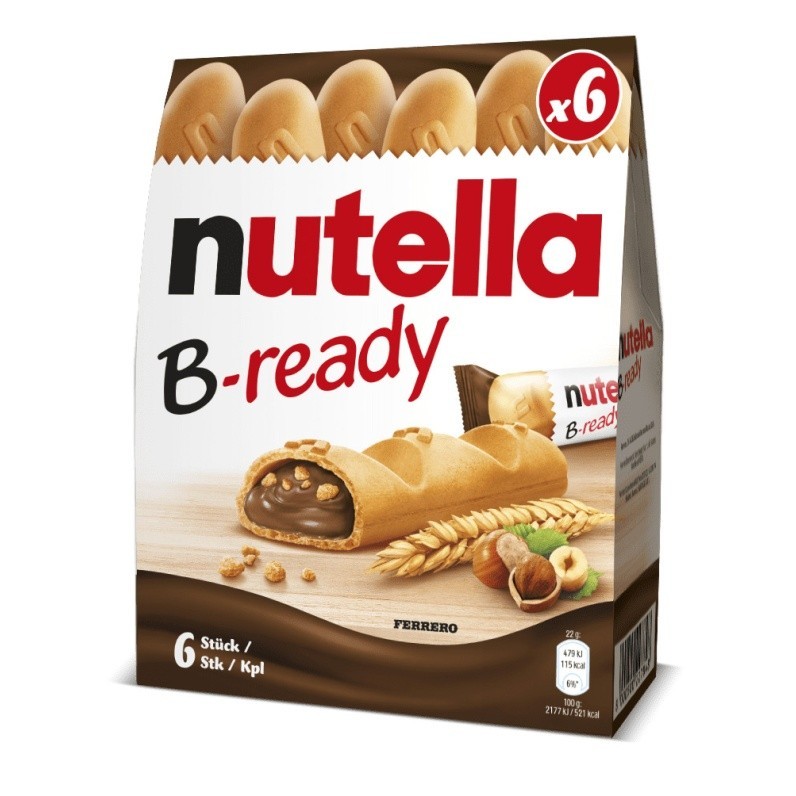 

Cokelat Snack Singapore [READYSTOCK EXP 12/25] | Nutella B-Ready Wafer Biskuit 132gr | Jajan Impor | Jastip Coklat Cokelat Coklat Original Oleh-Oleh Jastip S