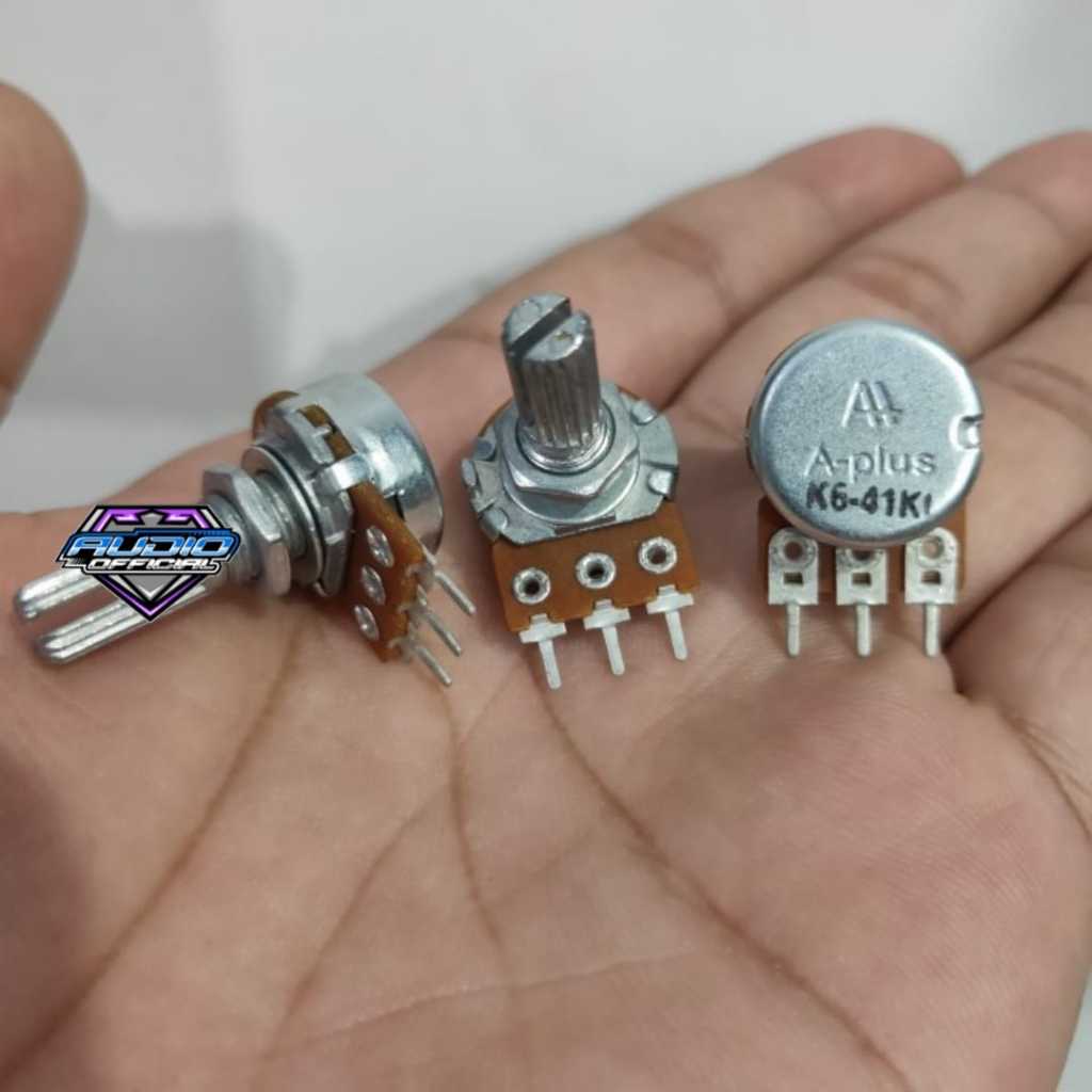 Potensiometer Mono ROTARI 50K APLUS / Potensio A+ Klik