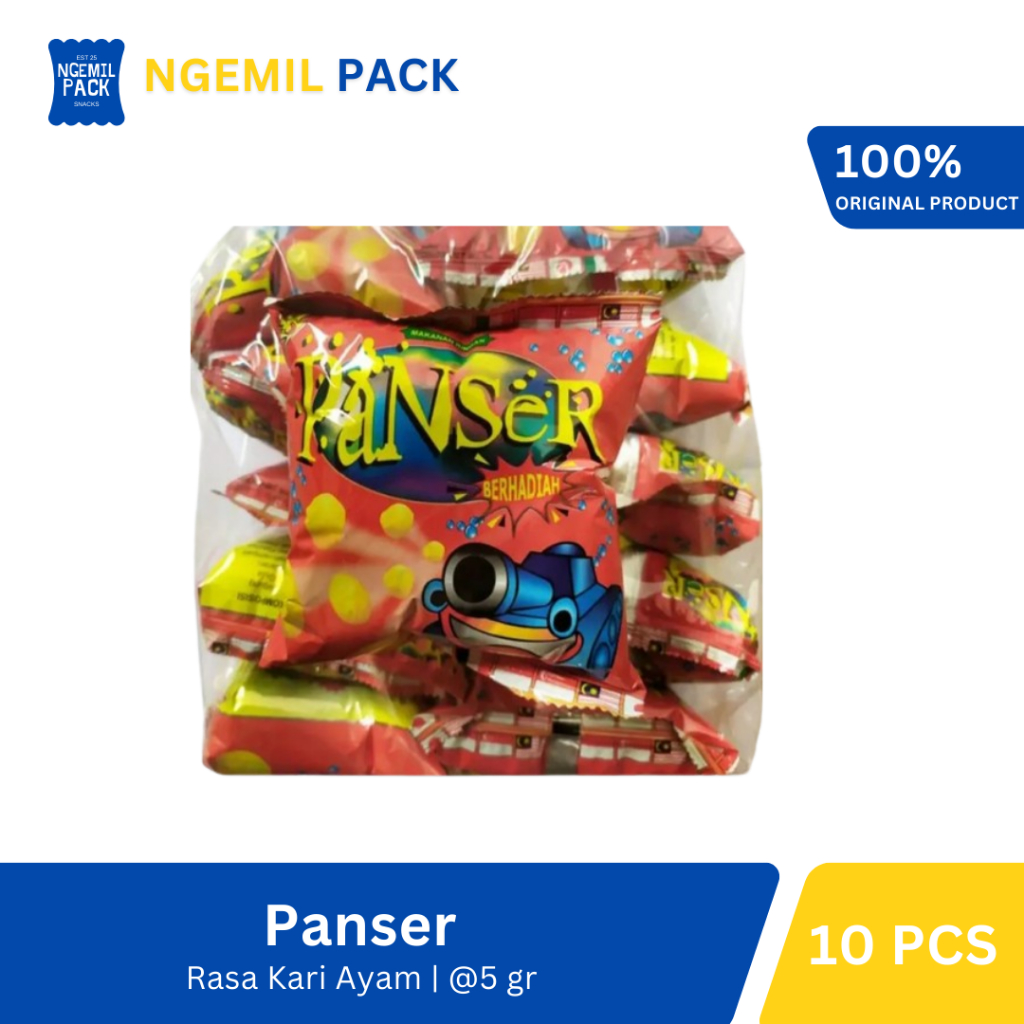 

Snack Panser Kari Ayam Berhadiah Isi 10pcs @5Gr