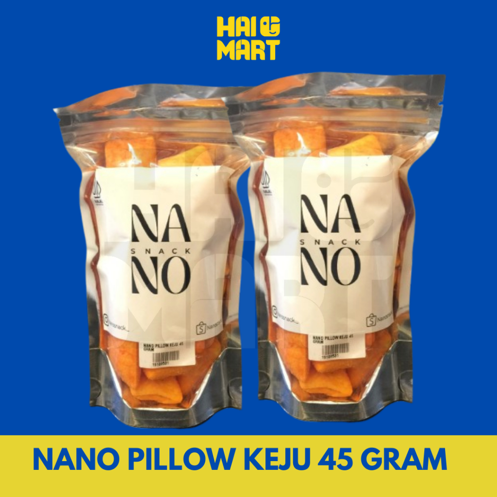 

NANO PILLOW KEJU 45 GRAM | SNACK BANTAL \ PILLOW KEJU CHEESE GURIH