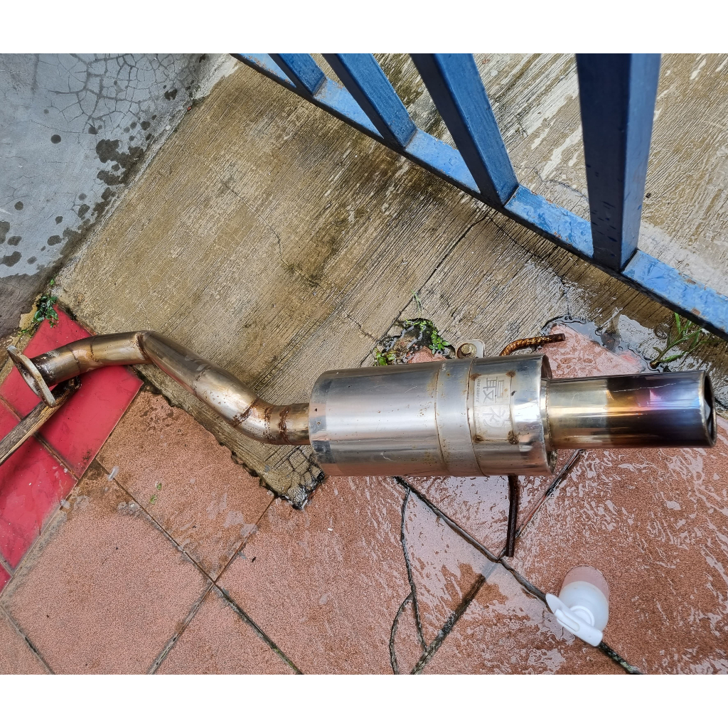 Knalpot Ironcraft Saisho Ironcrafts Performance Muffler Ex Honda Jazz RS 1.5 CVT