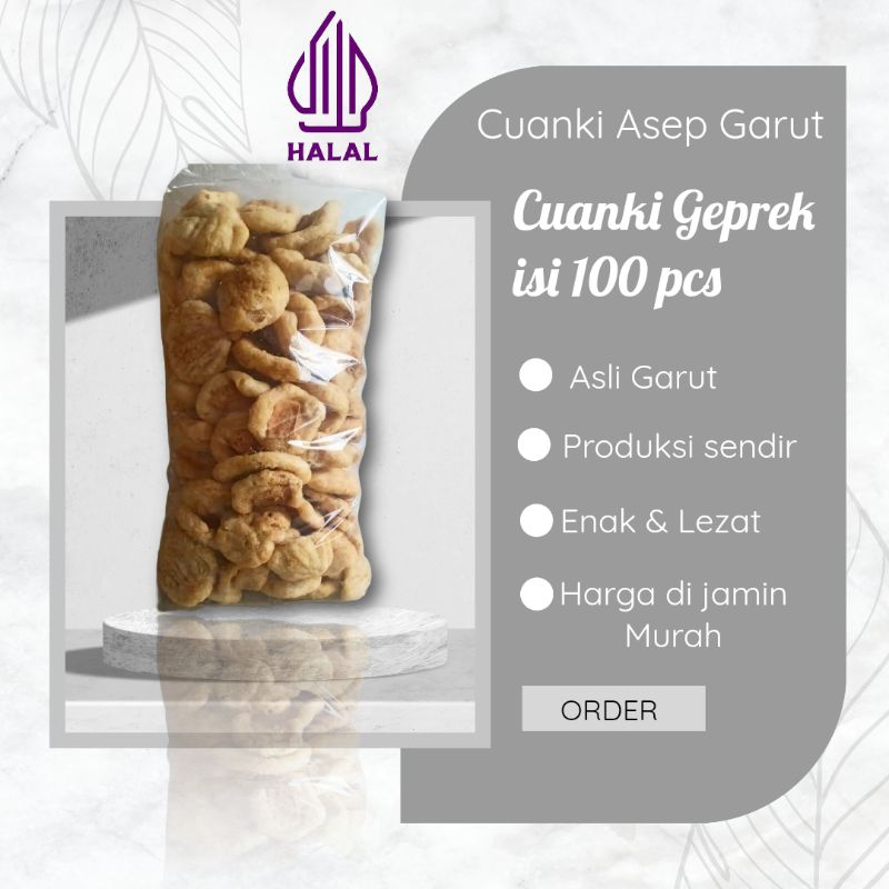 

cuanki geprek isi 100pcs