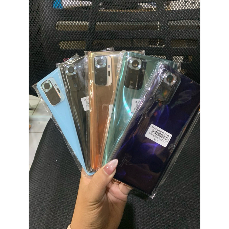 KESING HOUSING CASING XIAOMI REDMI NOTE 10 PRO BEZEL + BACKDOOR ORI