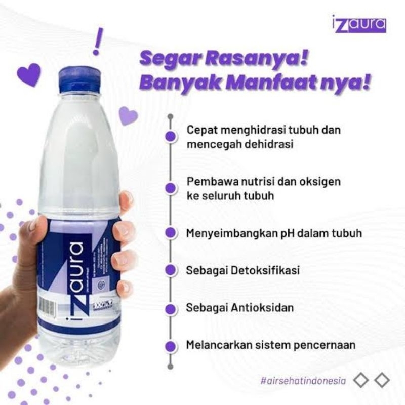 

iZaura Air Alkaline | air ph tinggi | air sehat | iZaura mineral | air minum menyehatkan badan | air ion