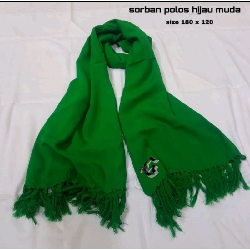 Sorban Polos Kang Santri Halus Lembut