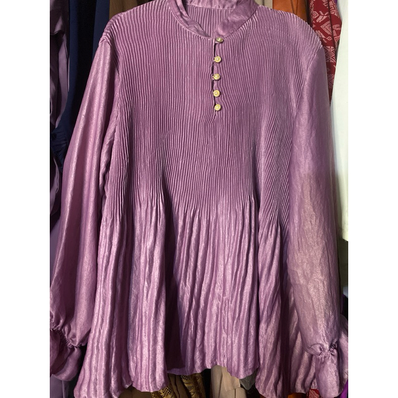 Ready New atasan plisket FAMYS