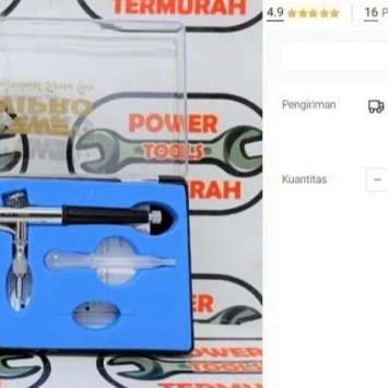

Sped Lukis WP-330 F Wipro Flexible Air Pen Brush Kit Spoit Spray Gun