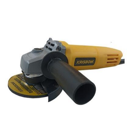 Krisbow Mesin Gerinda Tangan 600 watt 100Mm Irag43 Mesin Penghalus Perkakas Peralatan Bangunan Alat 