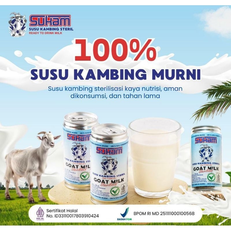 

susu kambing steril SUKAM