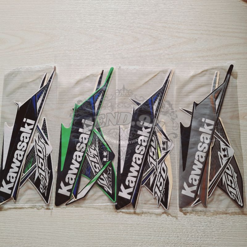 striping sticker Kawasaki KLX 150 lama 2014 2015