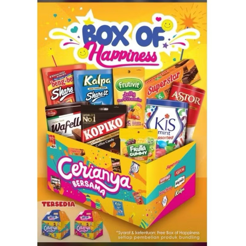 

BOX OF HAPPINESS MAYORA HAMPERS MAYORA PAKET HAMPERS LEBARAN TERMURAH