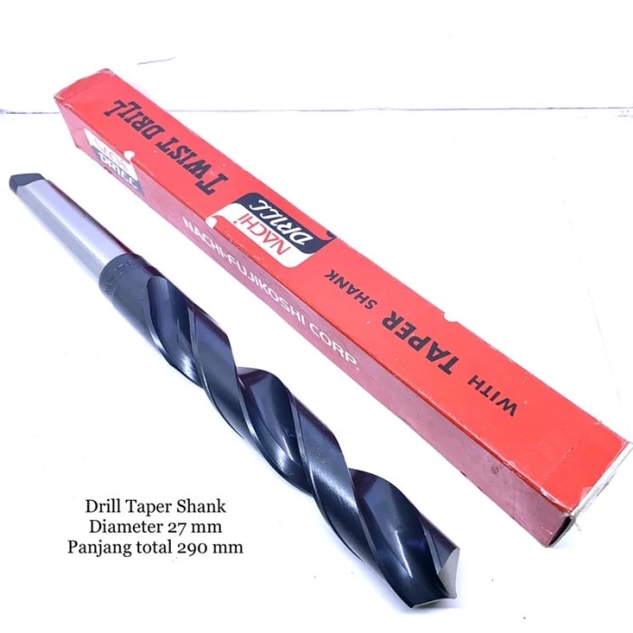 Mata Bor Nachi 27mm (Taper) | Taper Twist Drill | Brand : Nachi | 27mm | Original
