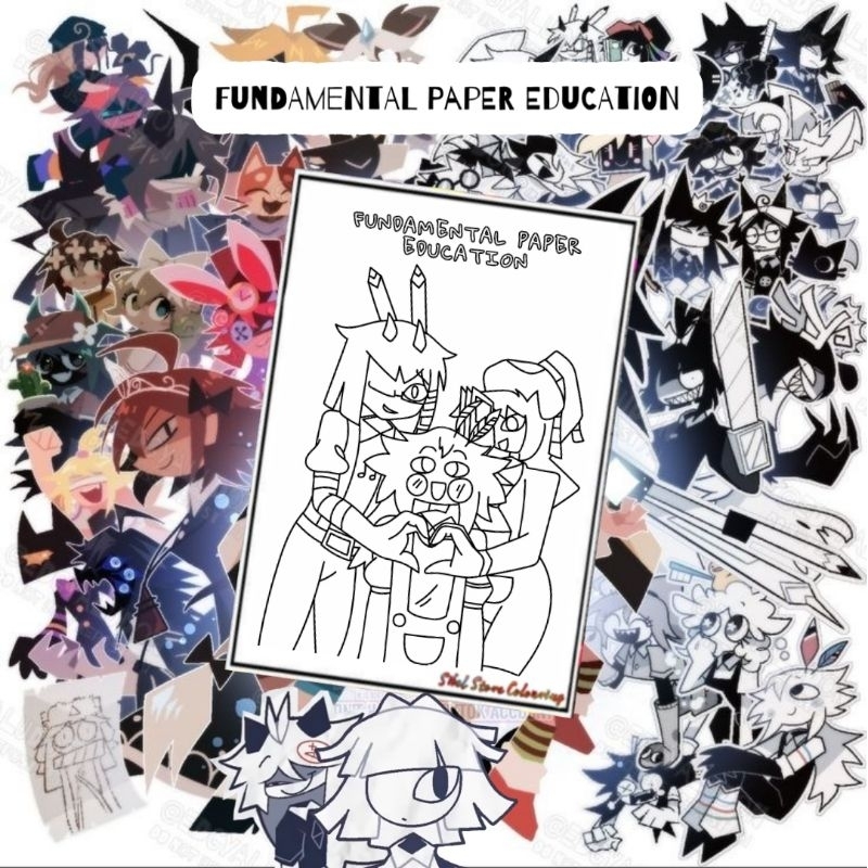 

Kertas Gambar Mewarnai Tema Fundamental Paper Education / isi 12 Lembar / Karakter / Kertas Tebal 160gsm / Kertas gambar mewarnai anak TK / SD / PAUD / FPE