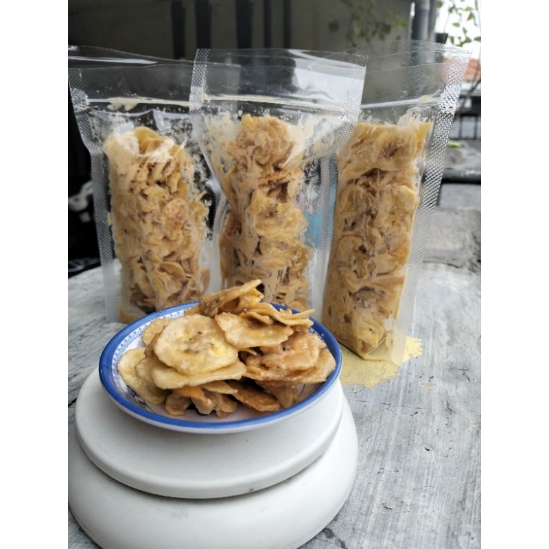 

Kripik Pisang Lumer varian Tiramisu