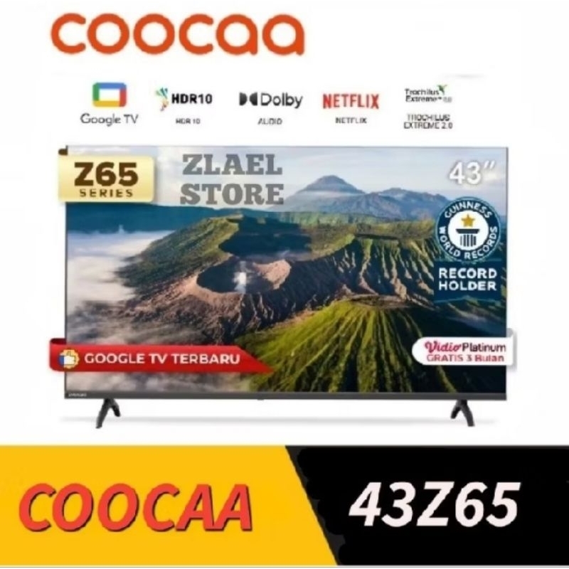 GOOGLE TV COOCAA 43Z65 SMART ANDROID DIGITAL TV