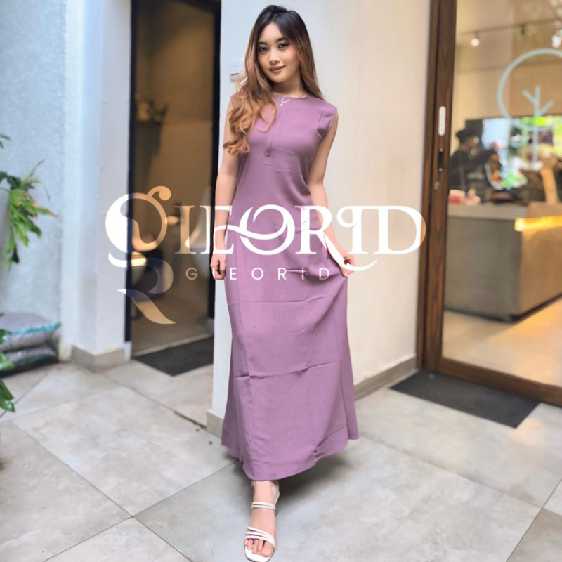 Baju Inner Dress Tanpa Lengan Gamis Wanita