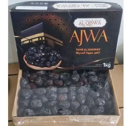 

KURMA AJWA 1KG AJWA MADINAH KURMA NABI ORGANIC