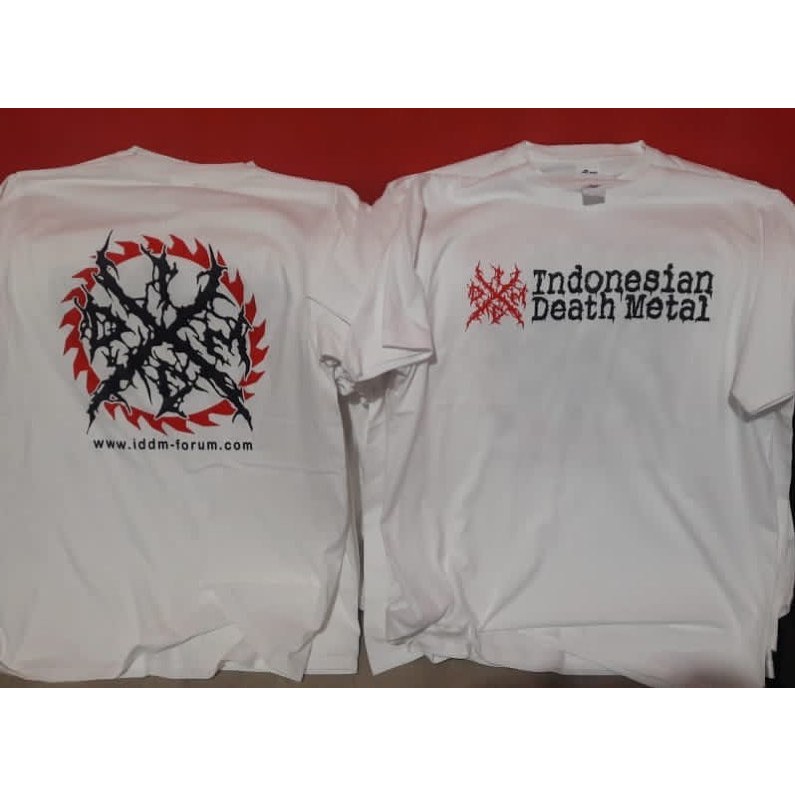 Kaos metal IDDM Indonesian Death Metal