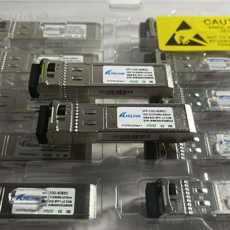 SFP+ BIDI 10G 40KM 1270nm/1330nm Singlecore  Compatible (Sepasang)