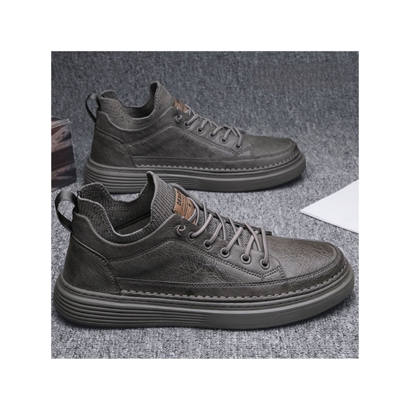 Sepatu Sneakers Hitam Pria Premium S0014√ Sneaker Fashion Import | Sepatu Boots Martin pria | Sneake