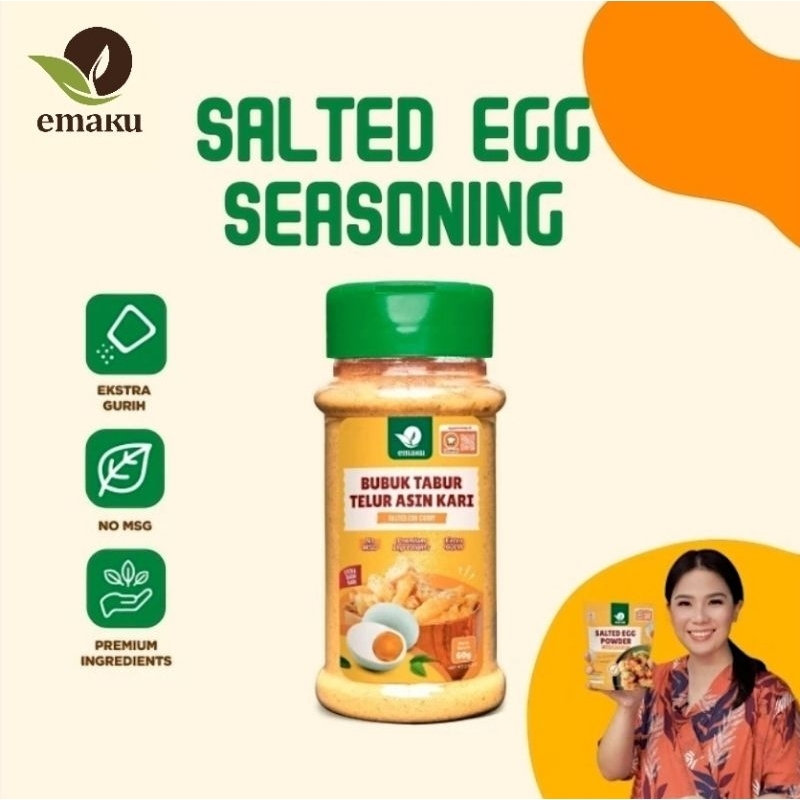 

Emaku | SALTED EGG Powder - Bubuk TELUR ASIN