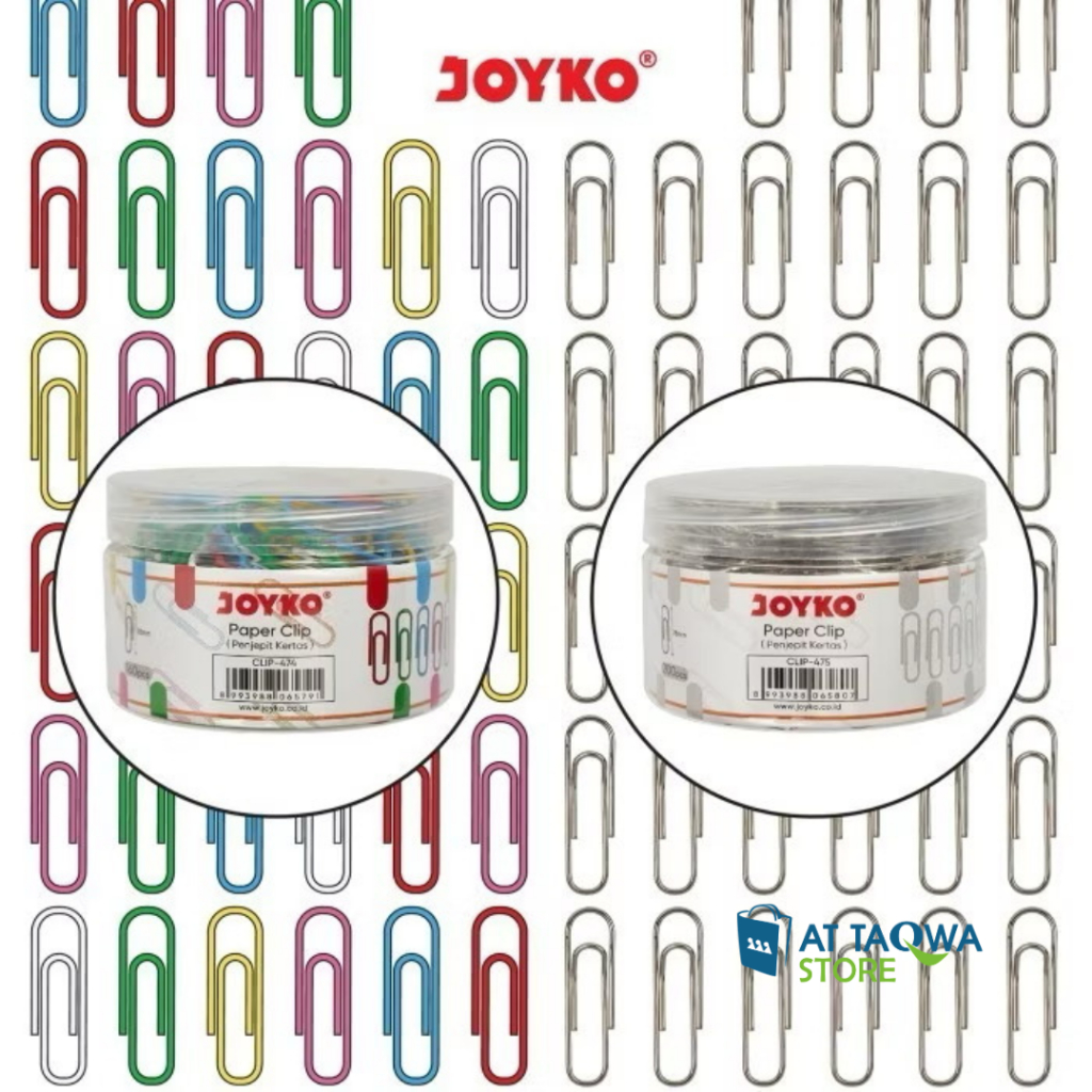 

Paper Clip JOYKO Klip Penjepit Kertas CLIP-474 475