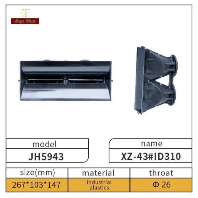 Horn twiter Aray import dobel kodok thort 1 inch