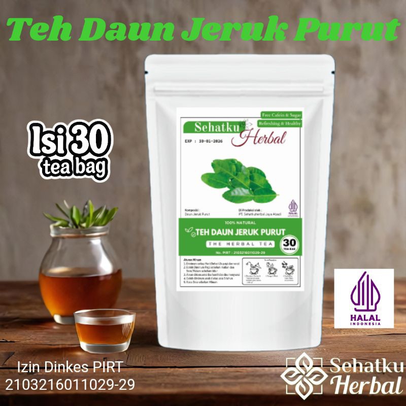 

SEHATKUHERBAL Teh Daun Jeruk Purut isi 30 tea bag