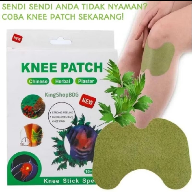 Knee Patch Herbal Isi 3Box 30lembar Plester Lutut redakan Nyeri Sendi & Pegal