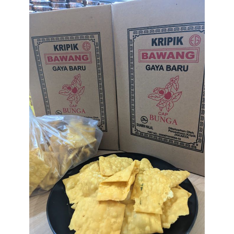 

Keripik bawang gaya baru cap bunga