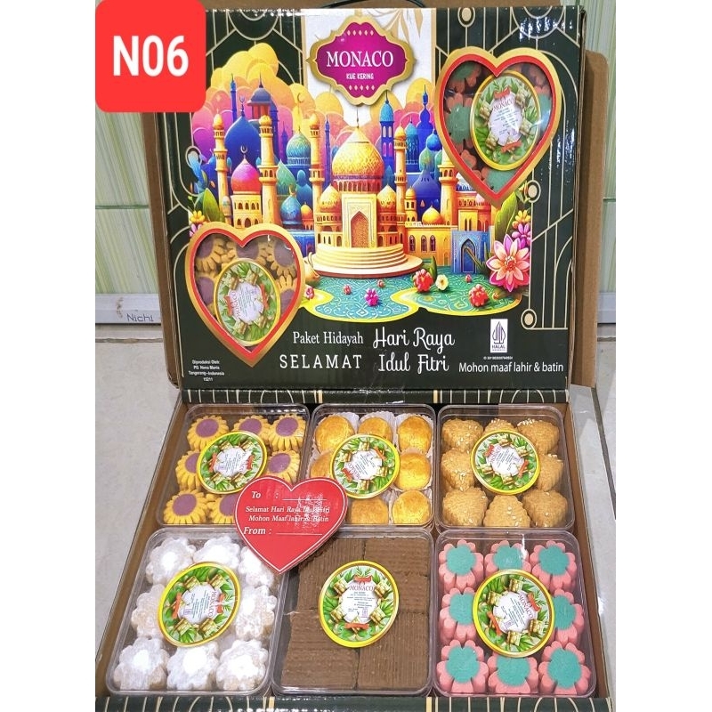 

PROMO PAKET HAMPERS LEBARAN MONACO PAKET HIDAYAH// SEPAKET ISI 6 TOPLES// SANGAT ENAK & LEZAT// PRODUK HALAL 100%