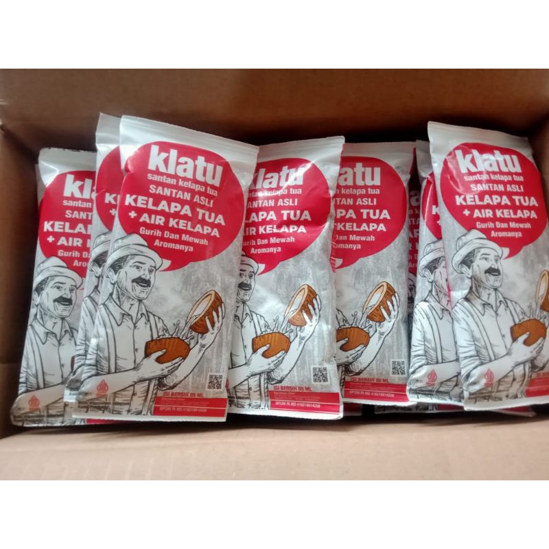 

Santan Klatu kelapa tua 65ml satu paket isi 4