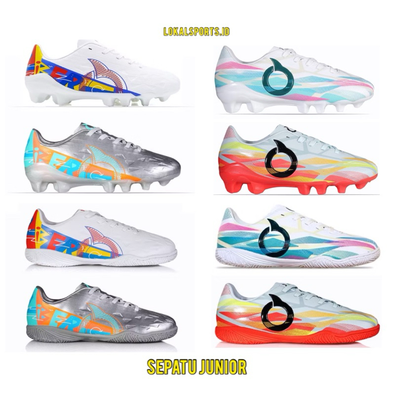 SEPATU FUTSAL ANAK  sepatu BOLA ANAK ORTUSEIGHT HYPERION FG IN JR - ORTUSEIGHT CATALYST LIBERTE V4 F