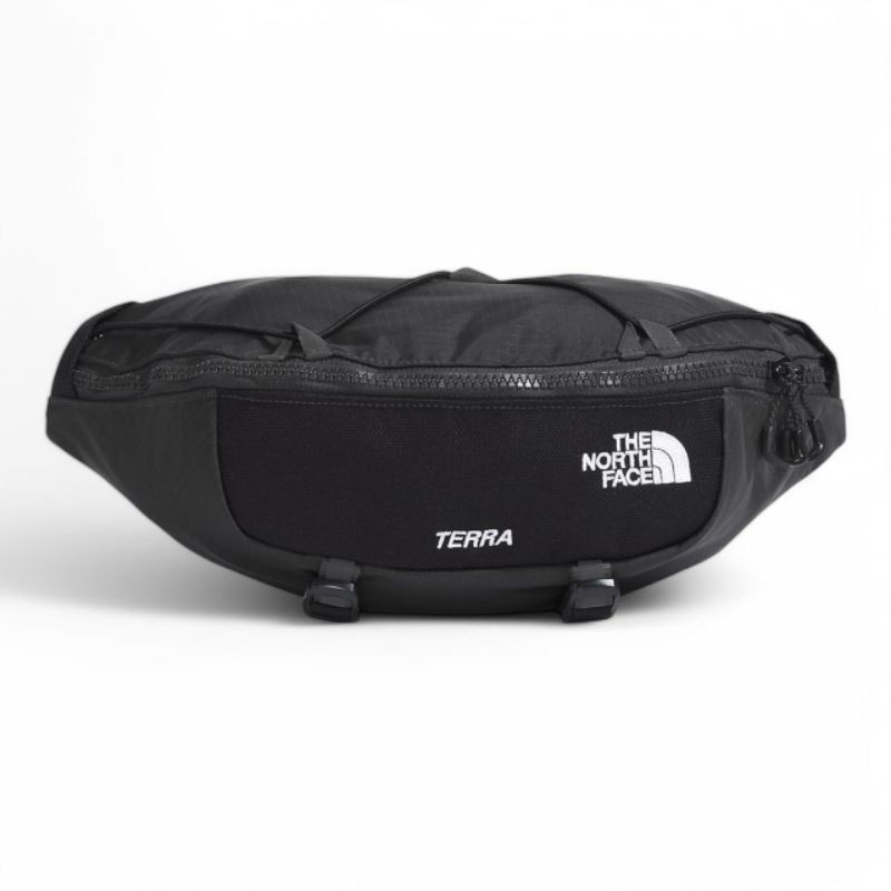 Tas Selempang , The North Face Terra Lumbar Pack Black Asphalt Grey 3L 100%Original