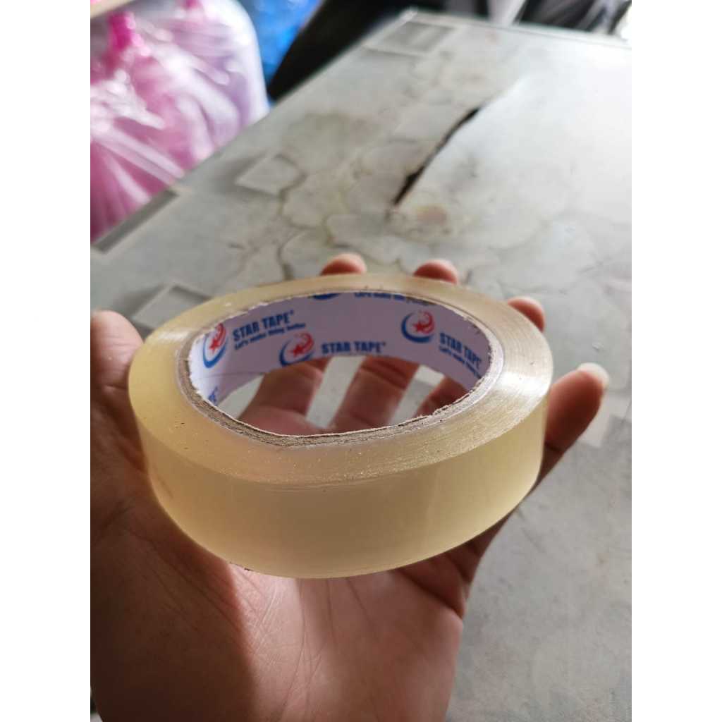 

[ Panjang 100 YARD ] Lakban Isolasi 22mm Solatip Laundry 22 mm panjang 91 Meter