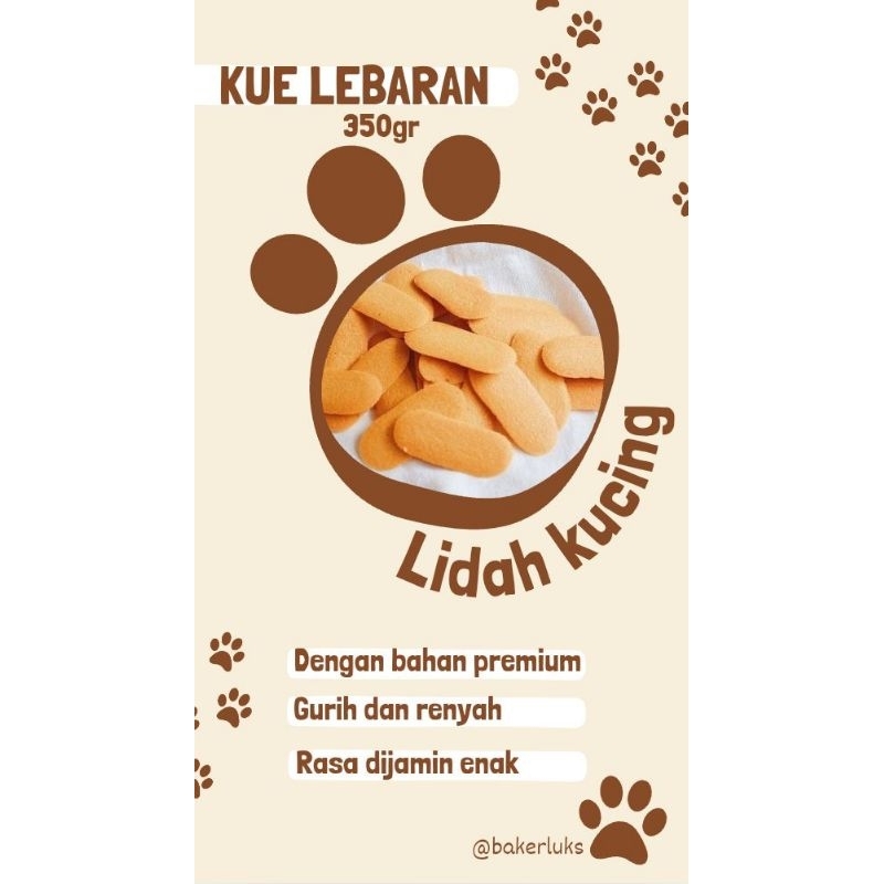 

Kue Lidah Kucing