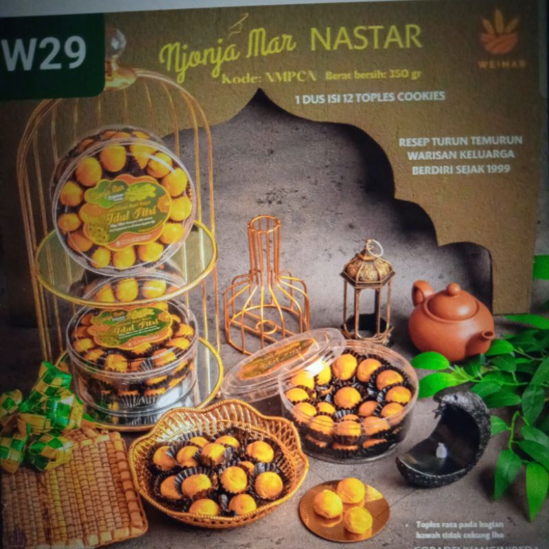 

PROMO paket kue lebaran bingkisan njonja nastar w29