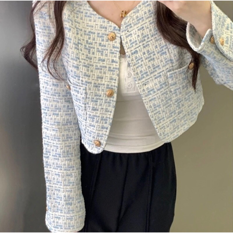 preloved cardigan tweed dan baju