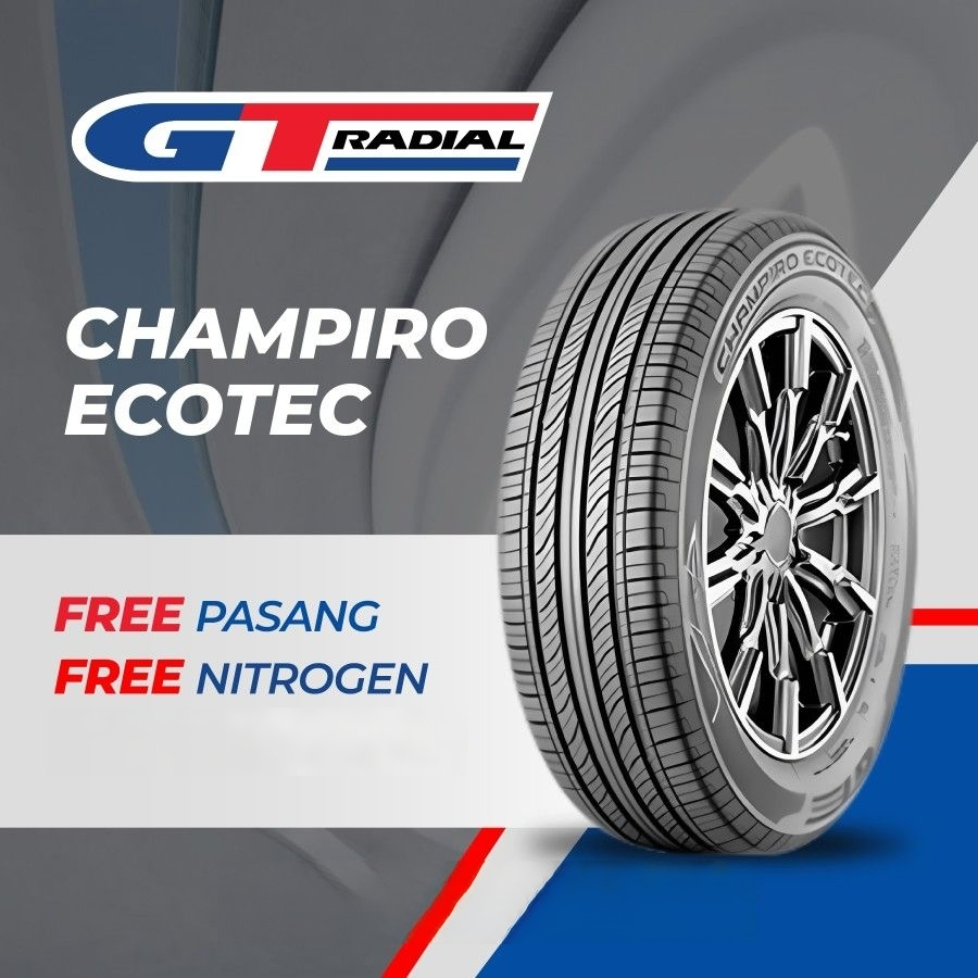 Ban Mobil GT RADIAL CHAMPIRO ECOTEC 185/80 R14 Ban Mobil Panther Kijang APV Avanza Xenia Ring 14