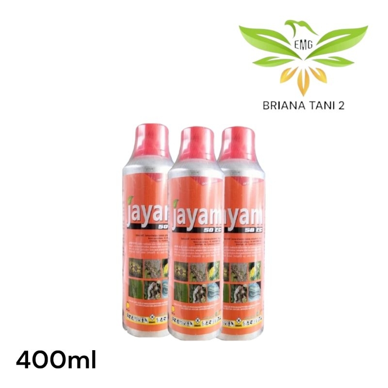 Insektisida JAYAM 50 EC 400ml Pembasmi Hama Ulat Gyarak Pada tanaman sayur dan buah Bahan Aktif Lamd