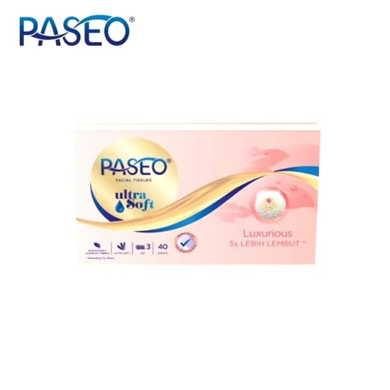 PASEO Ultrasoft Facial Softpack 40's (Travel Size)