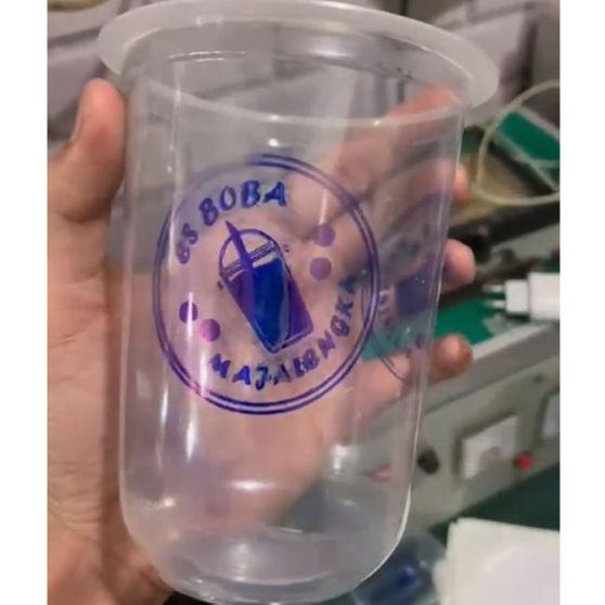 

stempel Gelas Cup / Plastik / Custom-Free Tinta