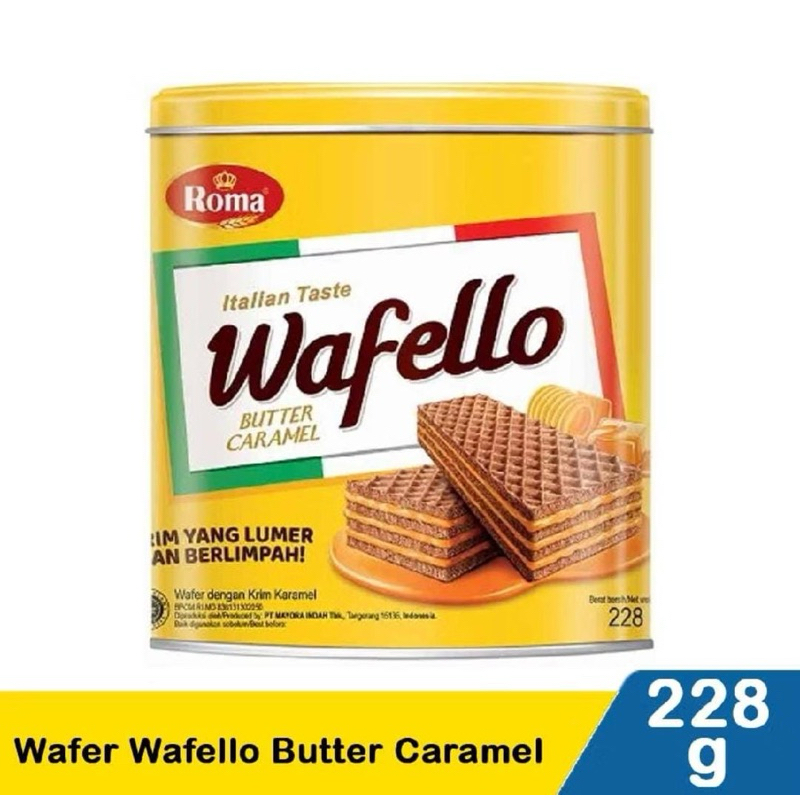 

Wafello Wafer Kaleng 228 gram