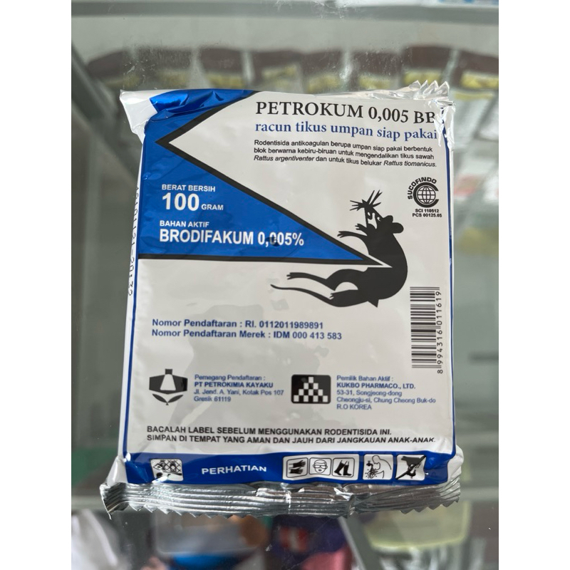 Obat Tikus untuk Padi Petrokum 100 gr