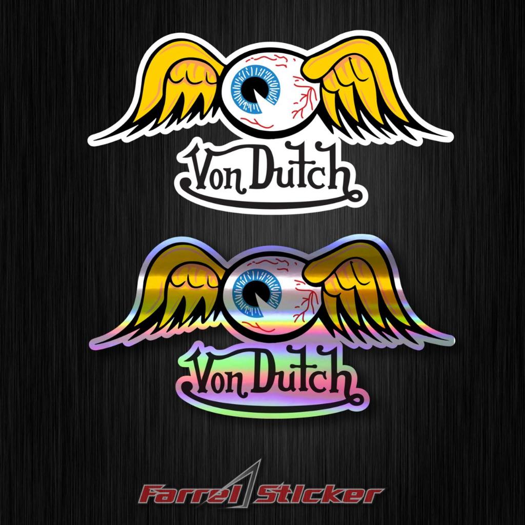 

Stiker Von Dutch Sticker Logo Vondutch eye wings
